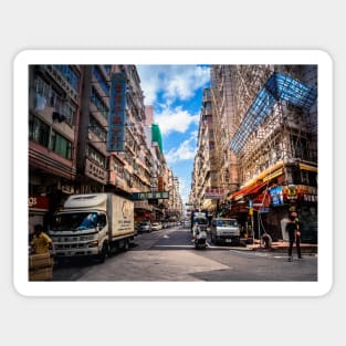 Hong Kong Street Scene Sticker